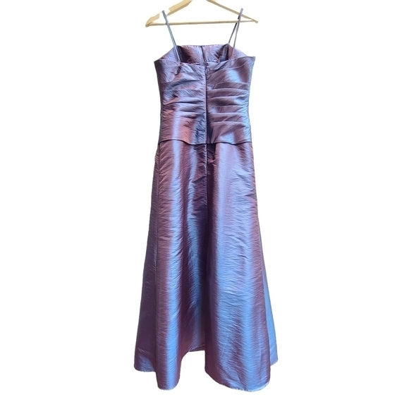 Bill Levkoff Iridescent Purple Formal Gown, Size Small - Picture 2 of 15